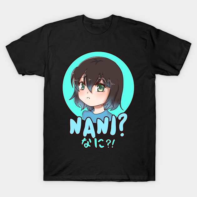 Nani - Shy Anime Boy Meme T-Shirt by Alex21